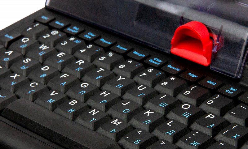 Кабельный принтер Zota CP819 клавиатура русская раскладка (qwerty+йцукен)
